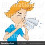 girl with runny nose